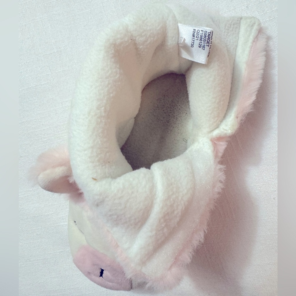 Cat & Jack | Little Kid Lama Flower Crown House Slippers | Large (9/10) - Picture 10 of 10